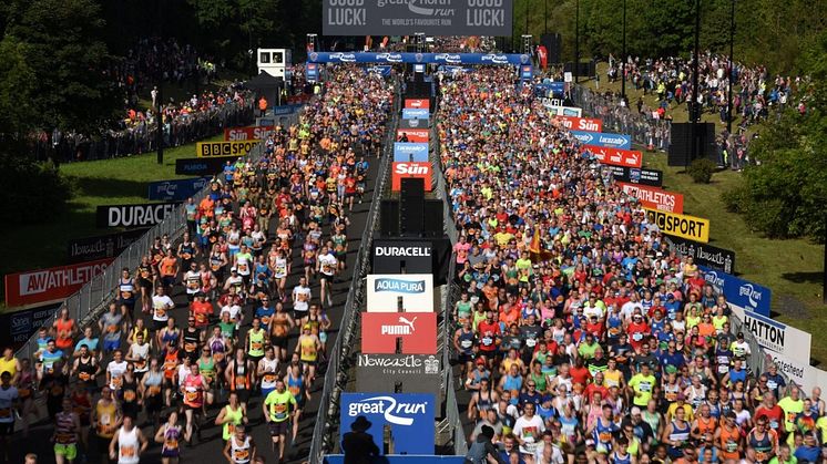 Over 650,000 spectators watched this year's Great North Run