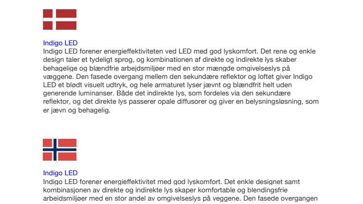 Indigo LED