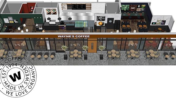 Wayne´s Coffee kommer till Sjöstaden i augusti!