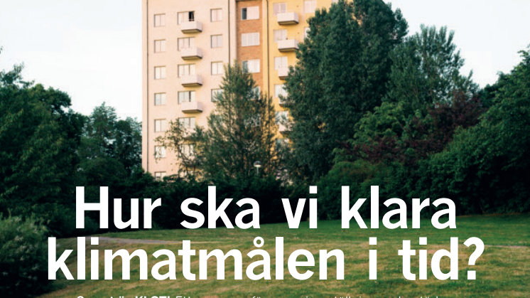 KLOT - ett program för energiomställning av bostäder