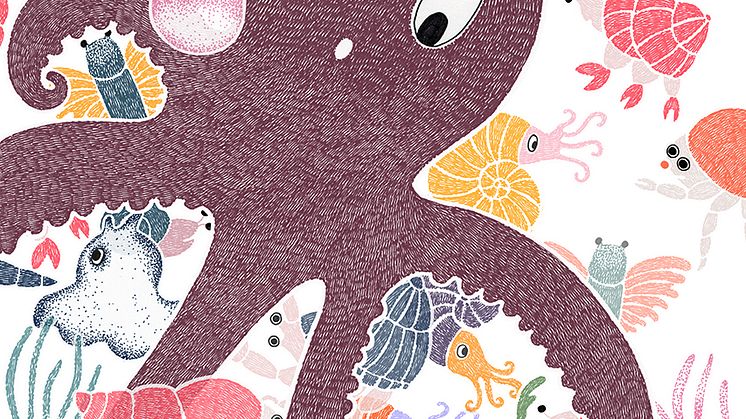 Bläckfisken, Illustration: Malin Rosenqvist 