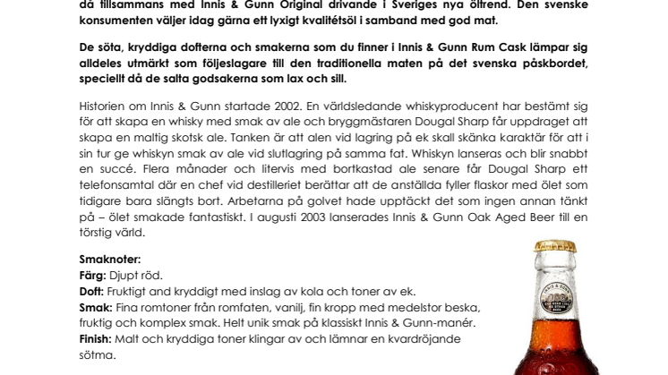 Innis & Gunn till Linköping!