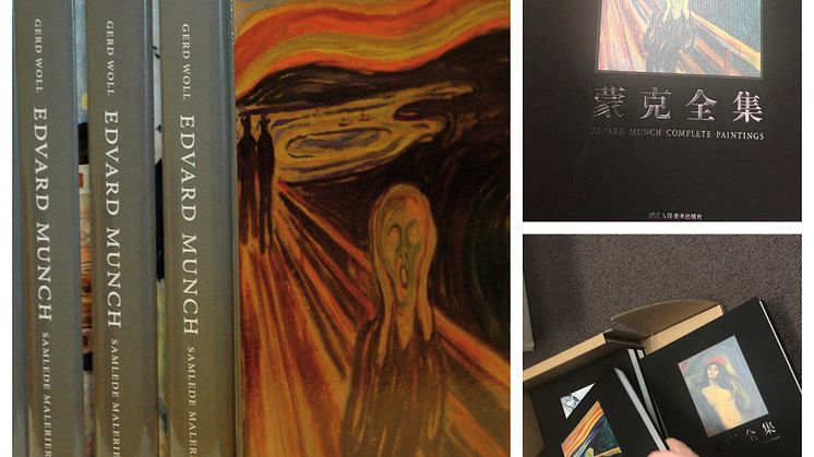 Verket over Edvard Munchs malerier inkluderer fire bind i stort format med totalt 1700 sider og nærmere 2000 illustrasjoner. Det er en internasjonal begivenhet når verket nå er blitt oversatt til kinesisk.