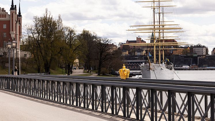 Skeppsholmsbron är 160 år gammal. Foto: Forsen/Per Myrehed
