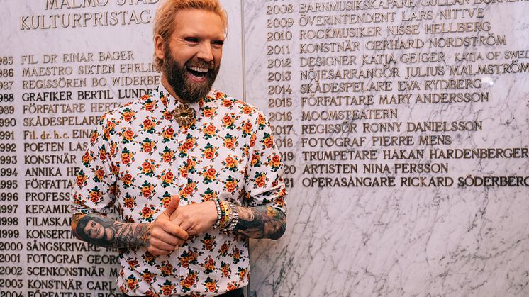 Rickard Söderberg är Malmö stads kulturpristagare 2021