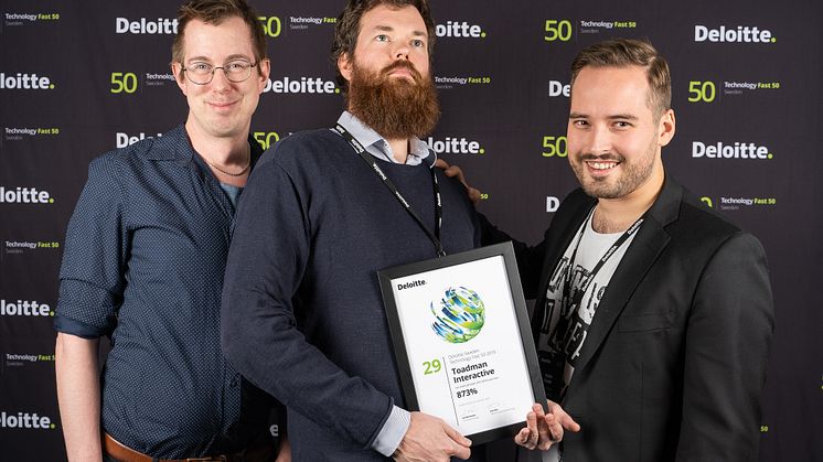 Sweden Technology Fast 50 - bilder från prisutdelningen