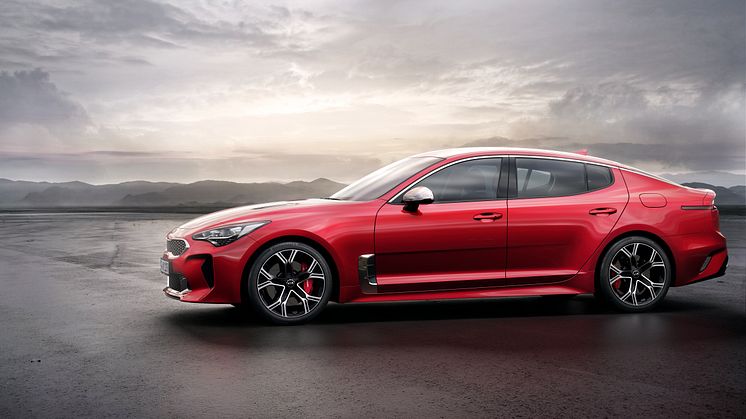 Världspremiär i Detroit: Kia Stinger