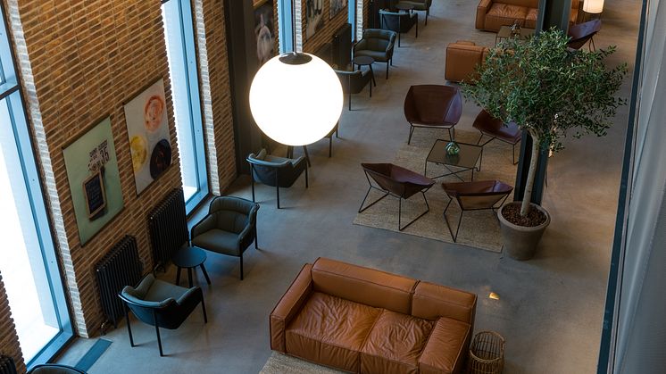 Industriell elegans på The Winery Hotel