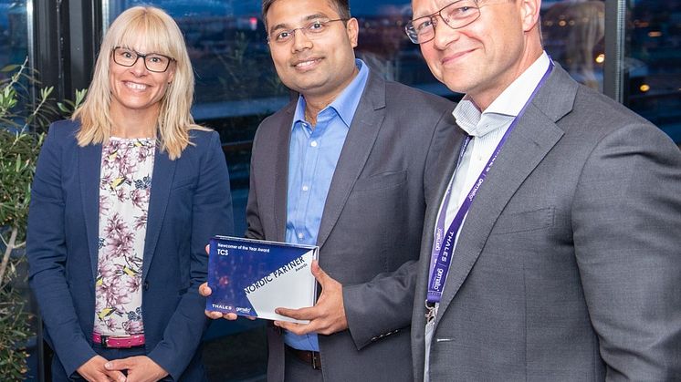 Tata Consultancy Services recognized with special award from Thales Group 