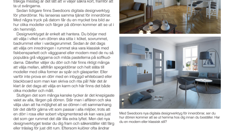 Så kommer din nya innerdörr att se ut på plats!