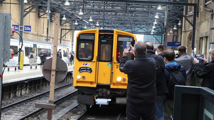 Class 313 at King's Cross