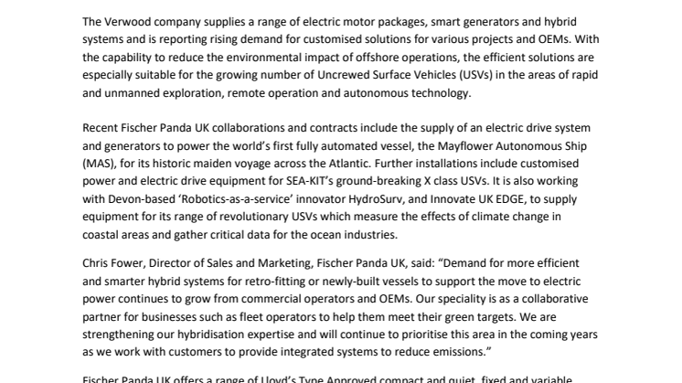 8 June 2022 - Seawork Preview - More Partners Select Fischer Panda UK to Smash Emission Targets.pdf