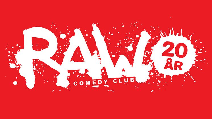 RAW 20 ÅR - ÅRETS FETASTE STAND UP SHOW I AVICII ARENA 21 OKTOBER!