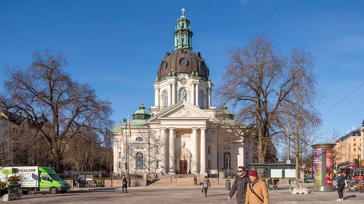 Gustaf Vasa kyrka från Odenplan