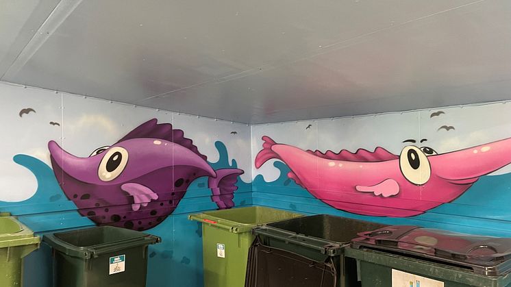 Uppfräschat och fint i ett miljörum på Planteringen. Invigningen är den 26 september. Foto: Helsingborgshem.