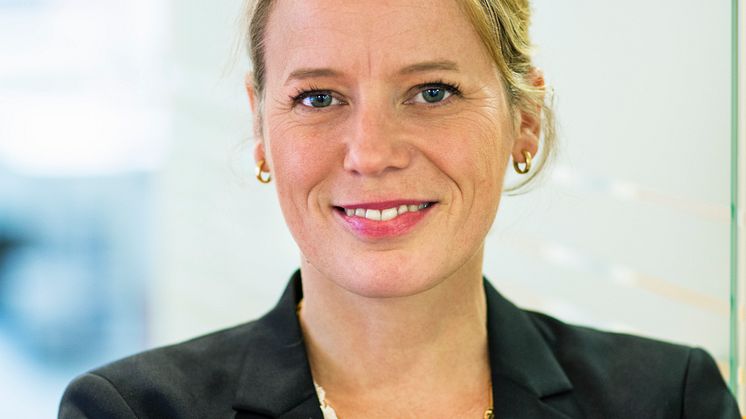 Lina Öien, chef för enheten för hållbar utveckling samt ansvarig för arbetet med ”Den Goda Staden” på Riksbyggen.