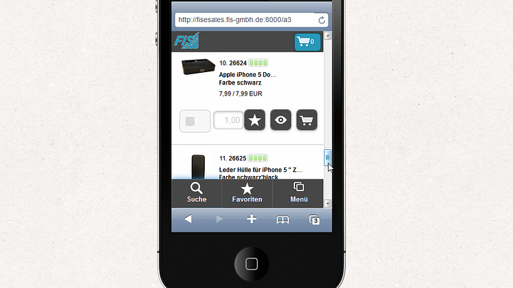 Zweistelliges Wachstum des FIS/eSales Webshops