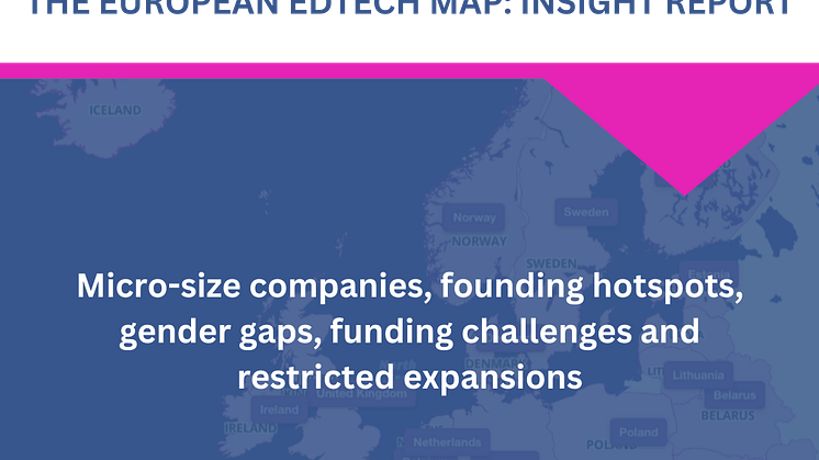 European Edtech Alliance släpper den första rapporten om europeisk edtech.