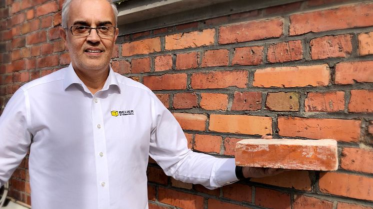 Ljupco Mitrovski, specialist på Fasad & Betong hos Beijer Byggmaterial.