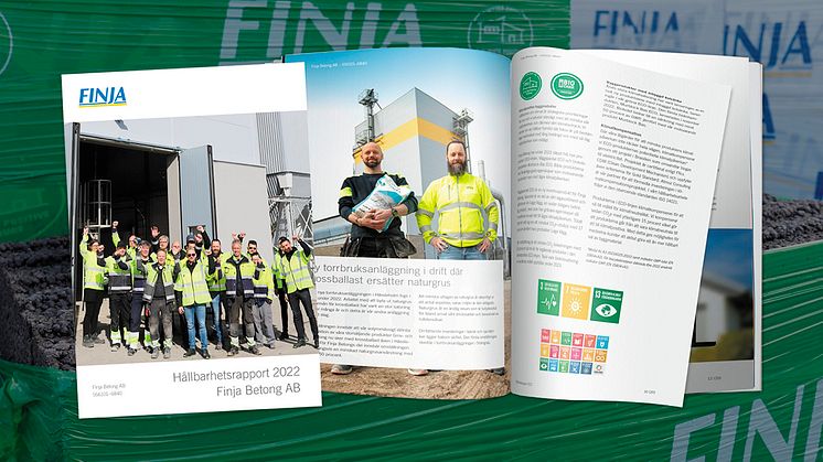 Finja Betongs hållbarhetsrapport 2022