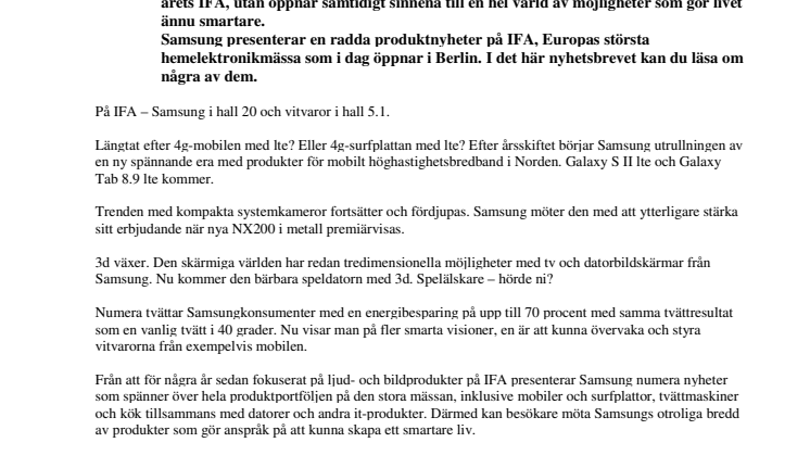 Samsungs förkortningar som ger ett smartare liv