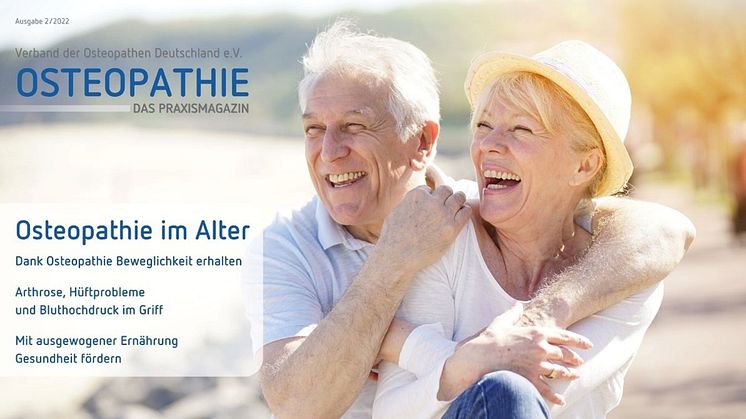 Fit im Alter – mit Osteopathie beweglich bleiben  / Neu: Patientenmagazin des Verbandes der Osteopathen Deutschland e.V. 