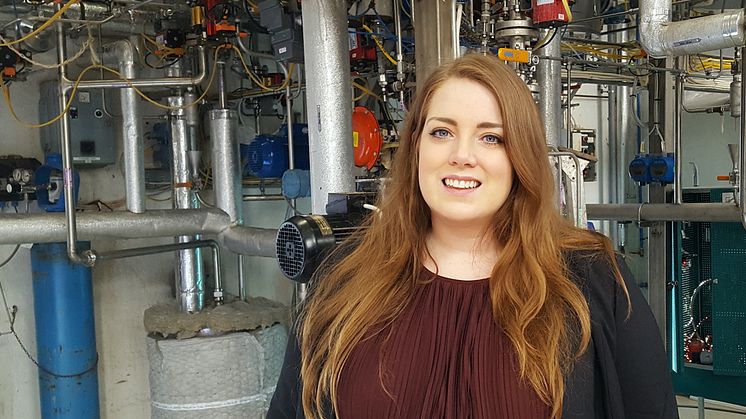 Jessica Gard Timmerfors, doktorand vid Kemiska institutionen inom ramen för Företagsforskarskolan vid Umeå universitet.