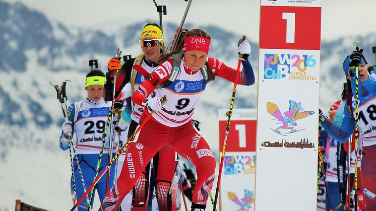 Ingrid Landmark Tandrevold på 5. plass på jaktstarten