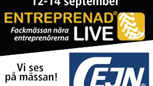 Välkommen till vår monter på Entreprenad Live!