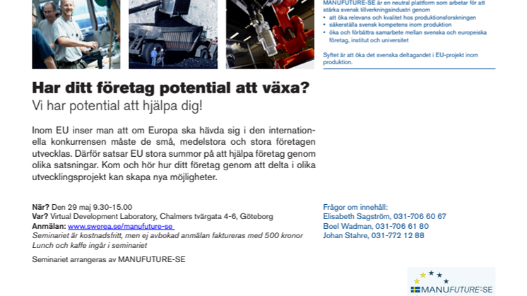 Nya EU-möjligheter
