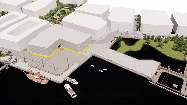 Tredje och sista etappen av Norrtälje Hamn byggs runt Hamntorget, med närhet till stad, natur och skärgård.