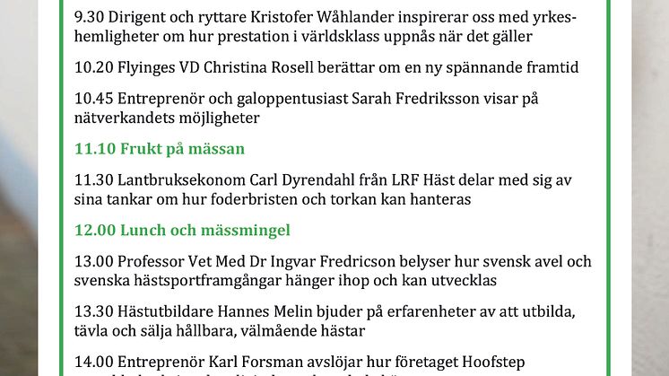 Skånsk Hästnäringsdag sätter hästföretagarna i fokus