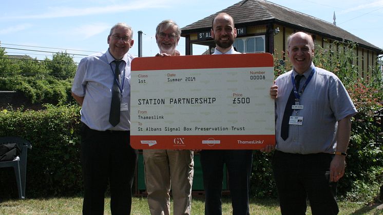 St Albans City station history panel