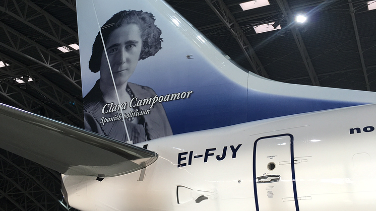 Clara Campoamor, quinto personaje de la historia de España homenajeado por Norwegian