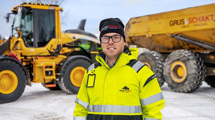 Oslagbart paket från Volvo och Swecon hos Grus Schakt i Umeå