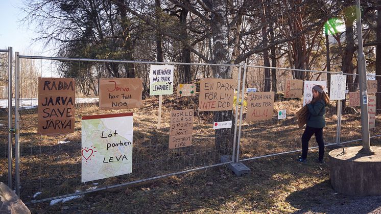 Demonstration LPL och FFF 4 mars 2022