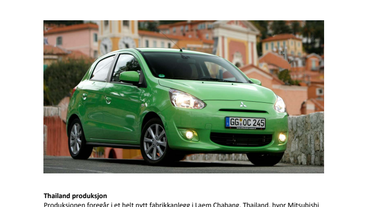 Norgespremiere Mitsubishi Space Star – sensasjonelt mye bil for pengene