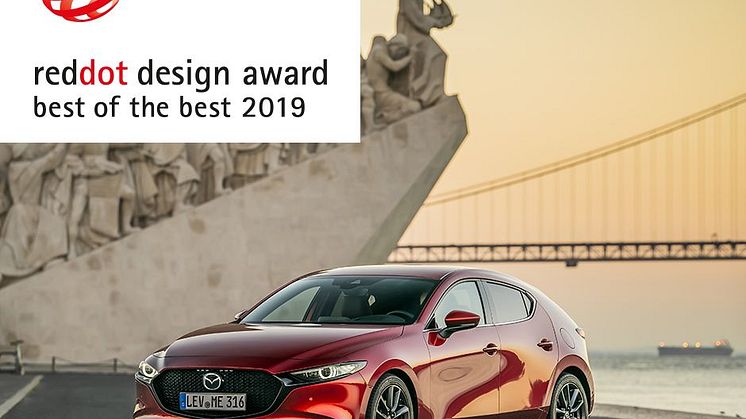Nya Mazda3 belönas med Red Dot Design Awards finaste utmärkelse