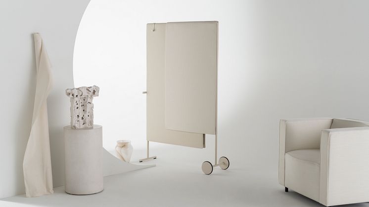Pauline Deltour’s armchair Pauline and sound absorber Thelma