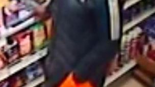 CCTV image of Taiwo Balogun