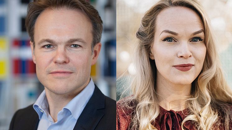 Meteorolog Martin Hedberg och Emma Sundh, grundare av Klimatklubben.se, besöker Fyren i mars.