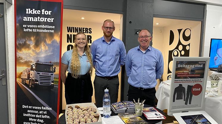 Bygmas stand blev bemandet af: Lærke Riecke og Anders Skytte Østergaard fra Bygma København, samt logistikchef Region Øst Sten Vinther