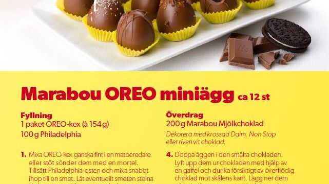 Marabou Oreo miniägg