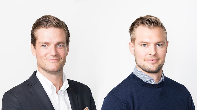 Till vänster: Filip Hellquist - Till höger: Fredric Johansson