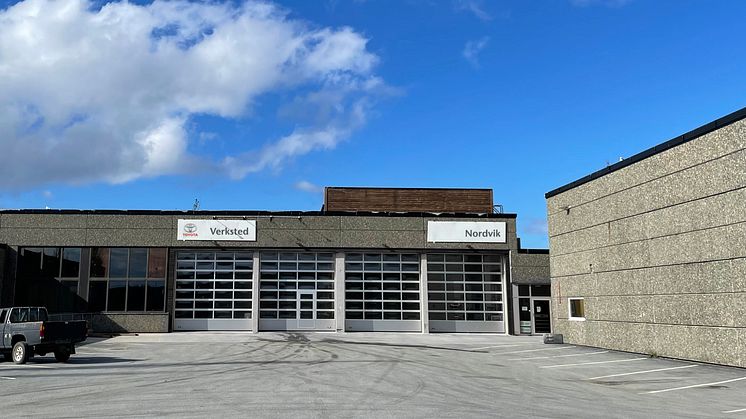 Kolvereid: Nordvik etablerer Toyota verksted. Foto: Nordvik Gruppen AS. Høyoppløselig bilde i bunnen av artikkelen.