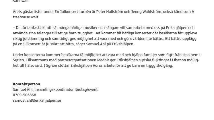 En Julkonsert till Öckerö