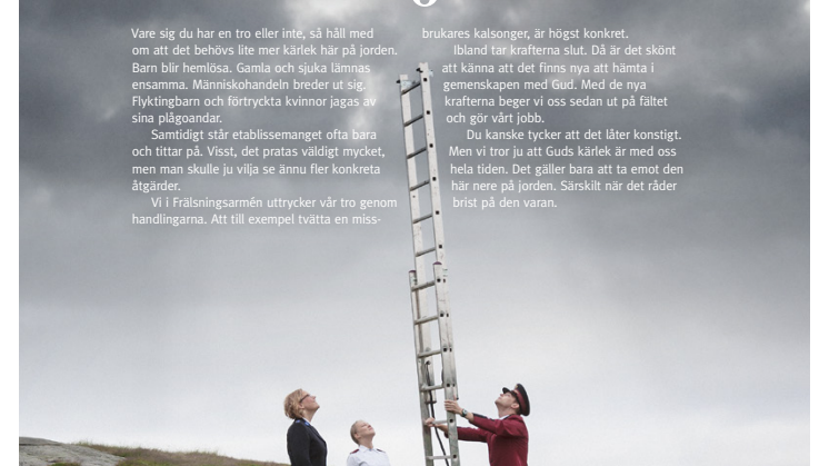 Roskildefestivalen ger donation till Frälsningsarmén i Sverige