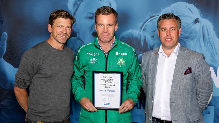 Staffan Petersson, Bergnäsets AIK. Här tillsammans med Jepser Blomqvist och Mikael Tykesson.