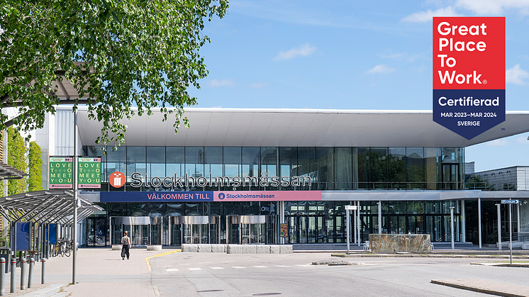 Stockholmsmässan – en mycket bra arbetsplats enligt Great Place to Work 