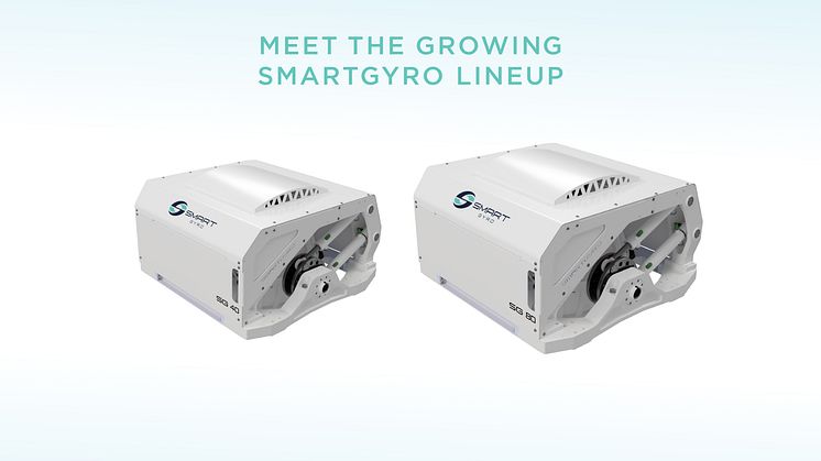 The Smartgyro SG40 and SG80 gyroscopic stabilizers